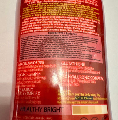 Soriko Gluthathione Healthy Bright Hydroxy Acids 50 spf 500ml