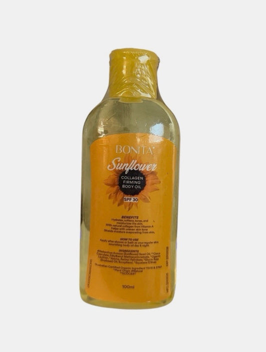 BONITA Sunflower Collagen Firming Body Oil SPF 30 100ml