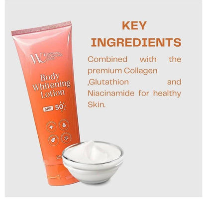 WC Natural Flawless Skin Whitening Lotion 250ml
