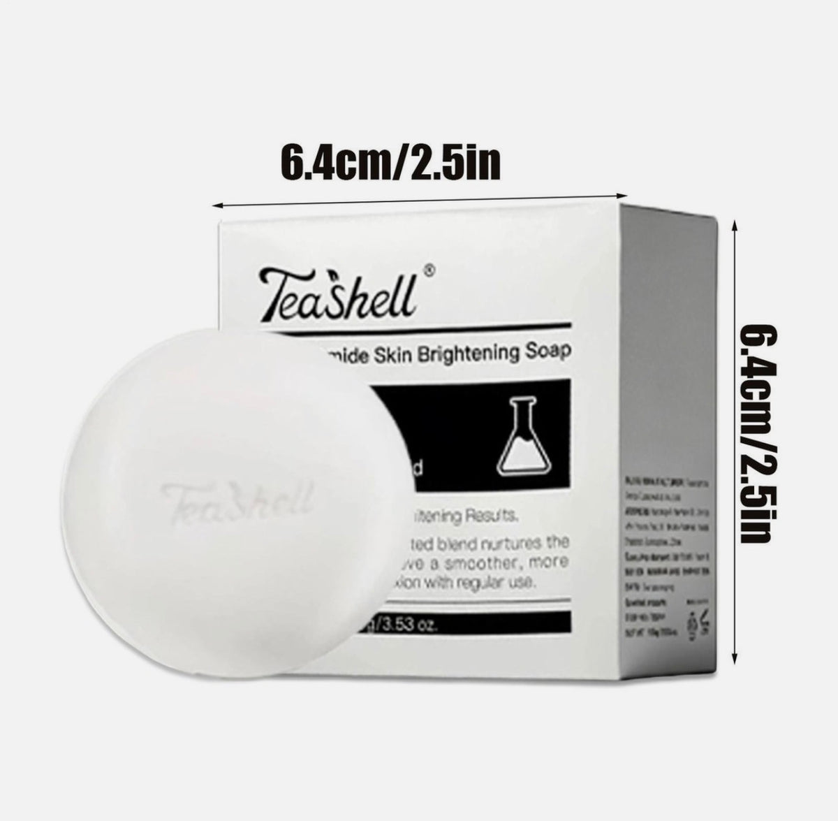 Tea Shell Niacinamide + Alpha Arbutin Cleansing Soap, 100g