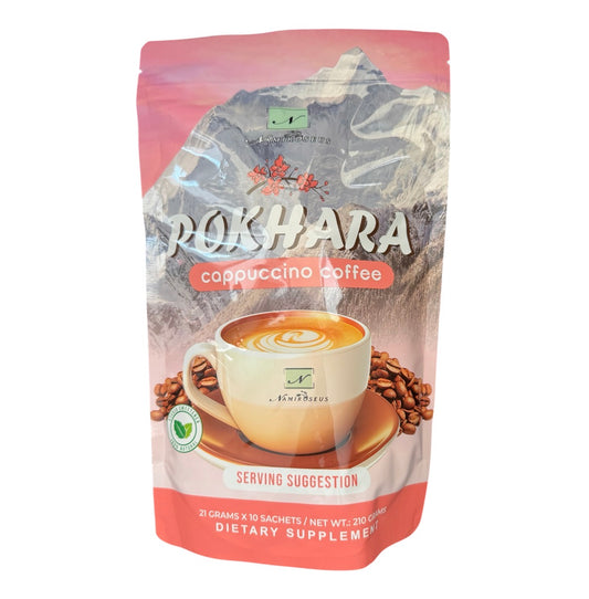 Pokhara Cappuccino Coffee - 21g x 10 Sachets