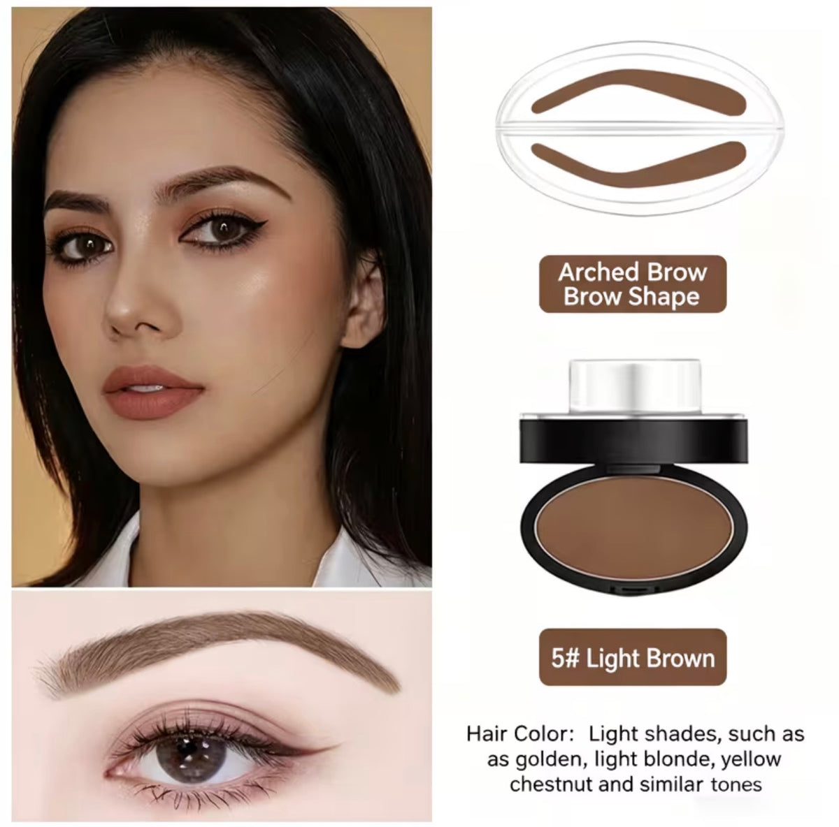 Waterproof Eyebrow Stamp