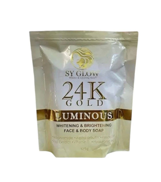Sy Glow- 24k Gold Luminous Face & Body Soap 125g