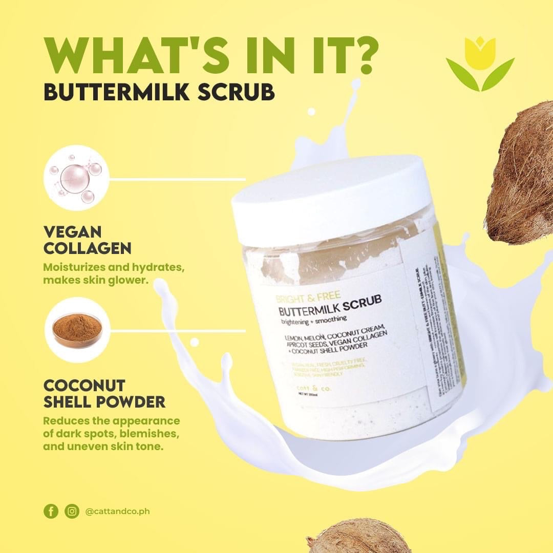 Catt & co. Butter Milk Scrub 250ML