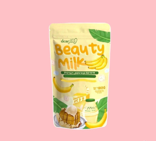 Dear face - Beauty Milk Premium Japanese Banana Probiotic + collagen drink 10x18g