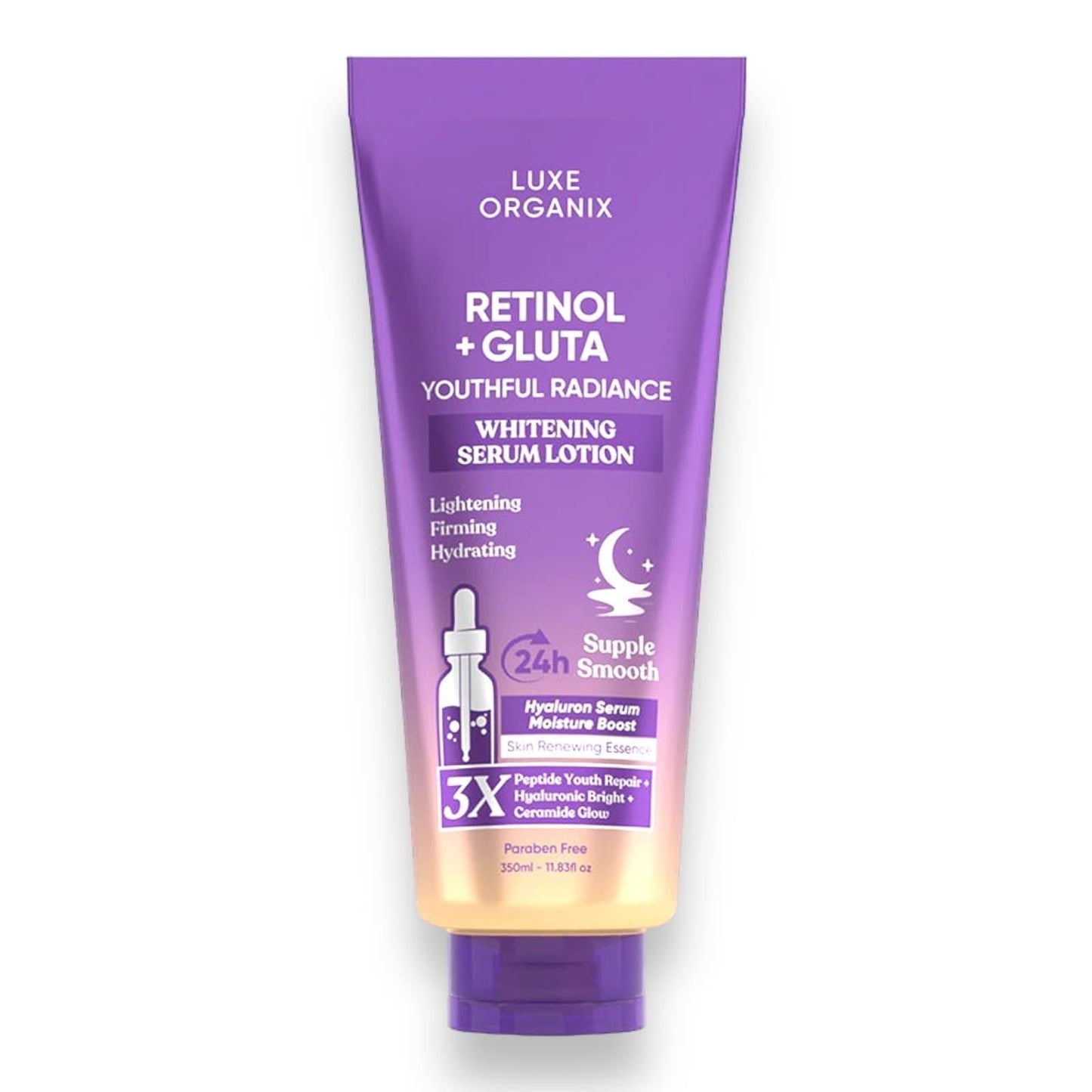 Luxe Organix - Retinol + Gluta Whitening Serum Lotion 350ML