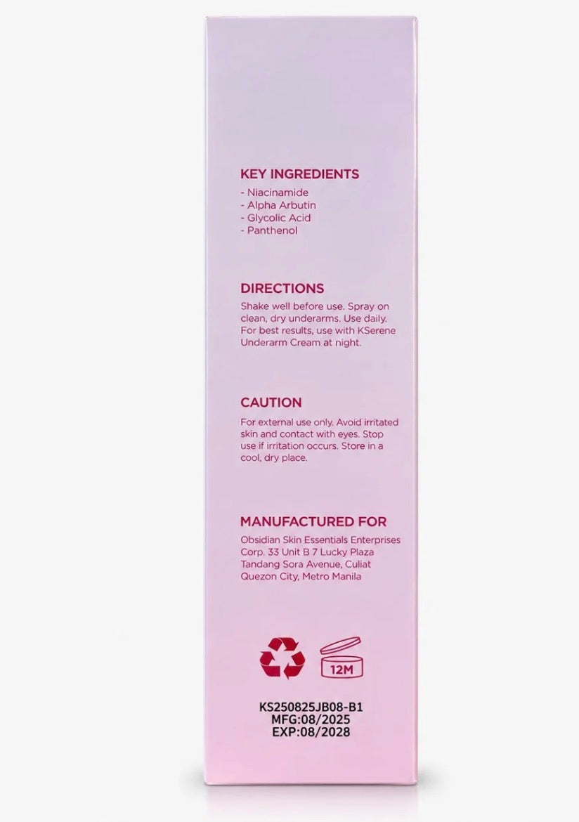 KSerene 4-in-1 Underarm Deo Spray 60ml