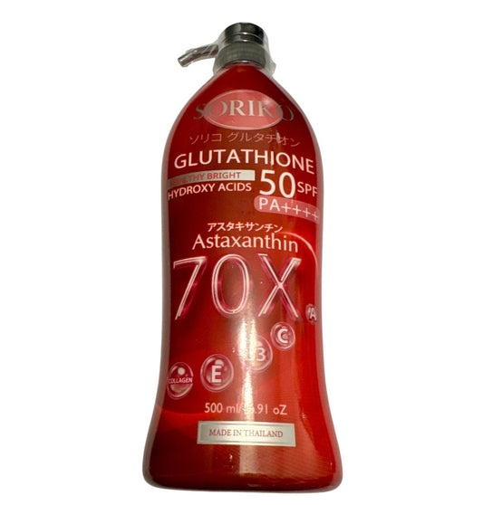 Soriko Gluthathione Healthy Bright Hydroxy Acids 50 spf 500ml