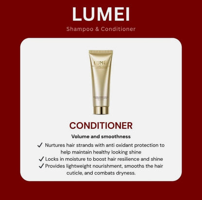 LUMÉI Rosemary Infused Shampoo & Conditioner, 255ml