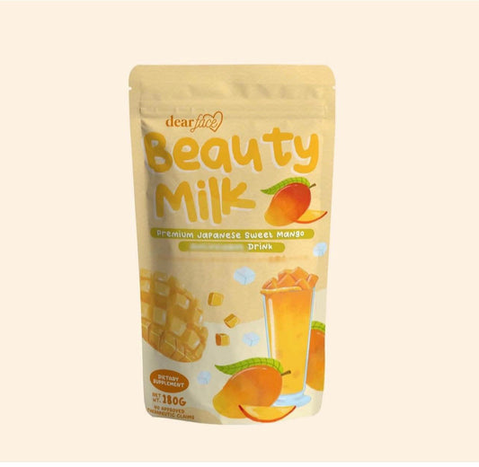 Dear Face - Beauty Milk Premium Japanese Sweet Mango Anti-Oxidant Drink (10x 18g)