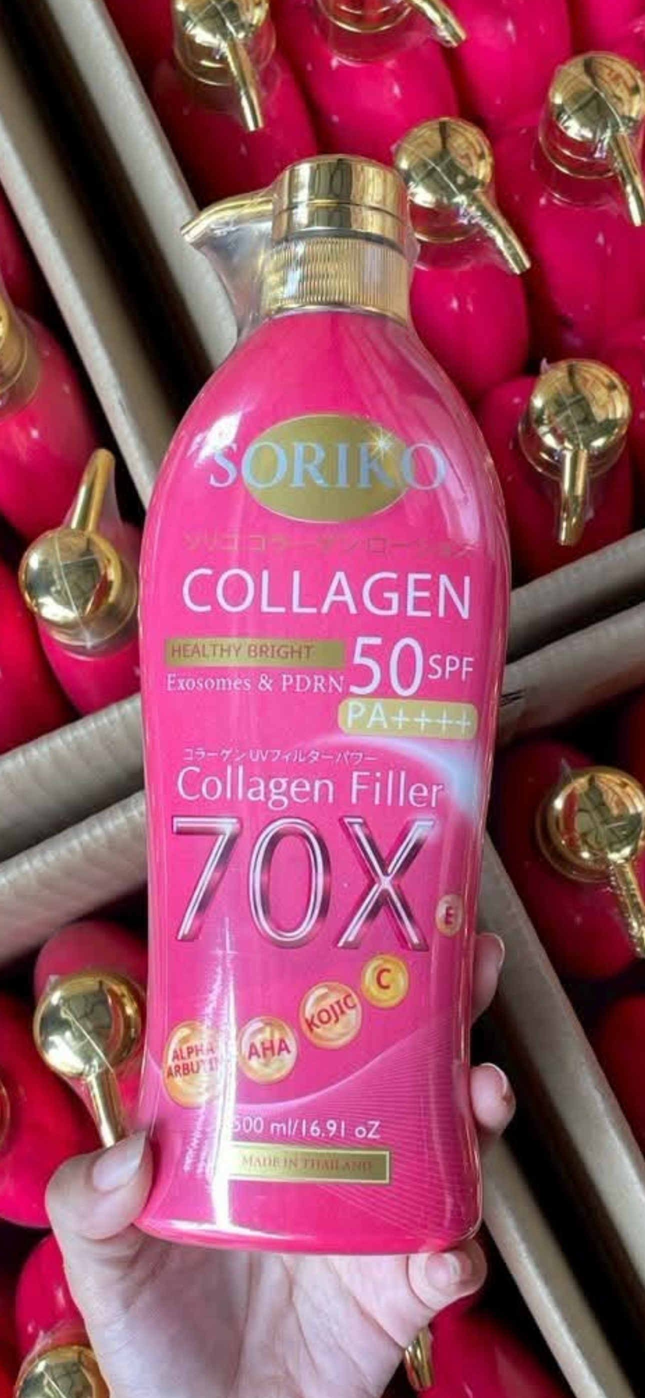 Soriko Collagen Healthy Bright Exosomes & PDRN 50 spf 500ml