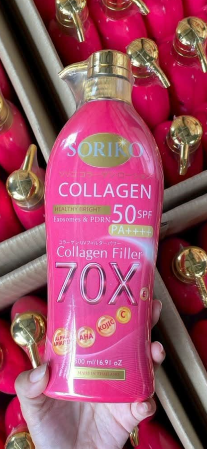 Soriko Collagen Healthy Bright Exosomes & PDRN 50 spf 500ml