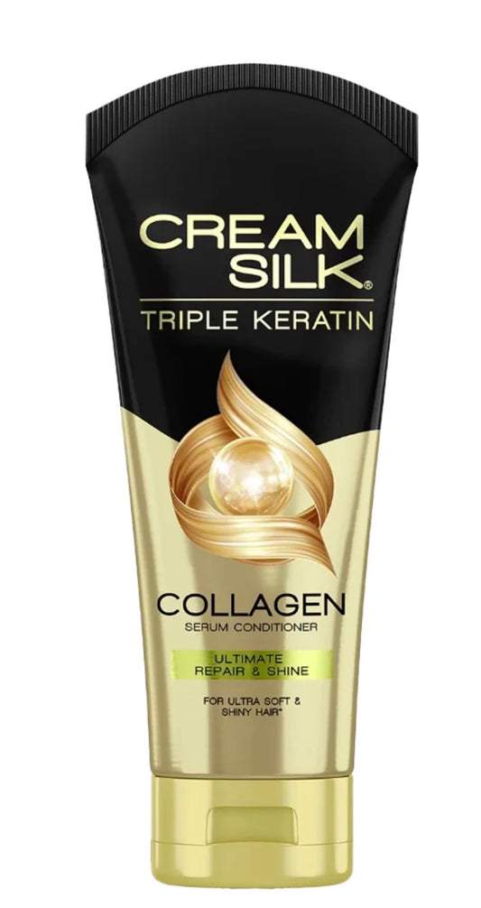 Cream Silk Triple Keratin Collagen Serum Conditioner 170ml