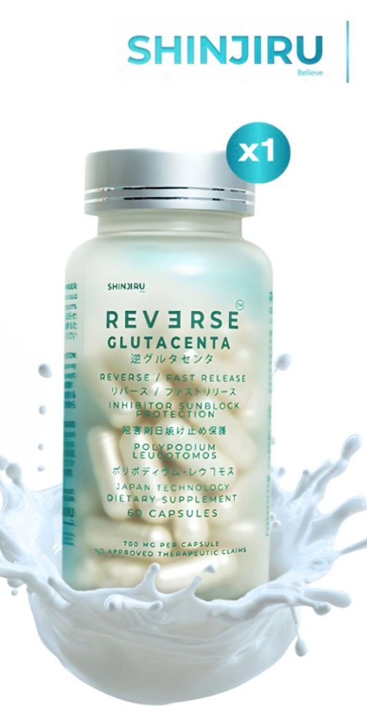 Shinjiru Reverse Glutacenta Capsules | 1 Bottle 60caps