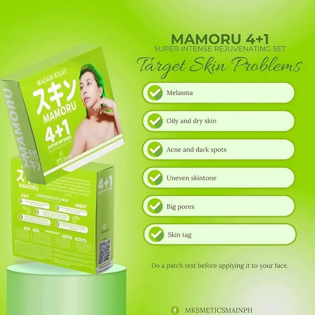Madam kilay Mamoru 4 +1 super intense Rejuvenating set