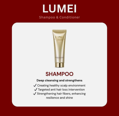 LUMÉI Rosemary Infused Shampoo & Conditioner, 255ml