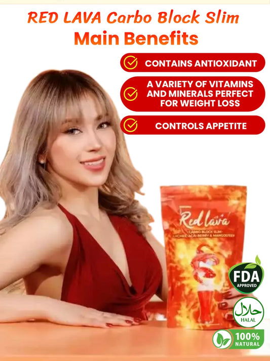 SHINJIRU RED LAVA CARBO BLOCK SLIM JUICE