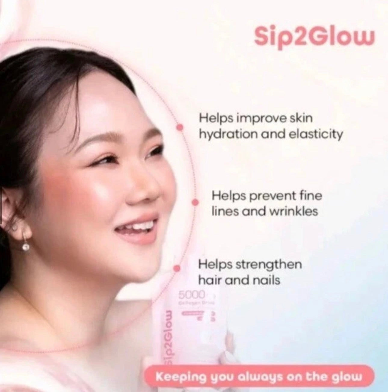 Sip2Glow mango 1 box (7sacx30ml)