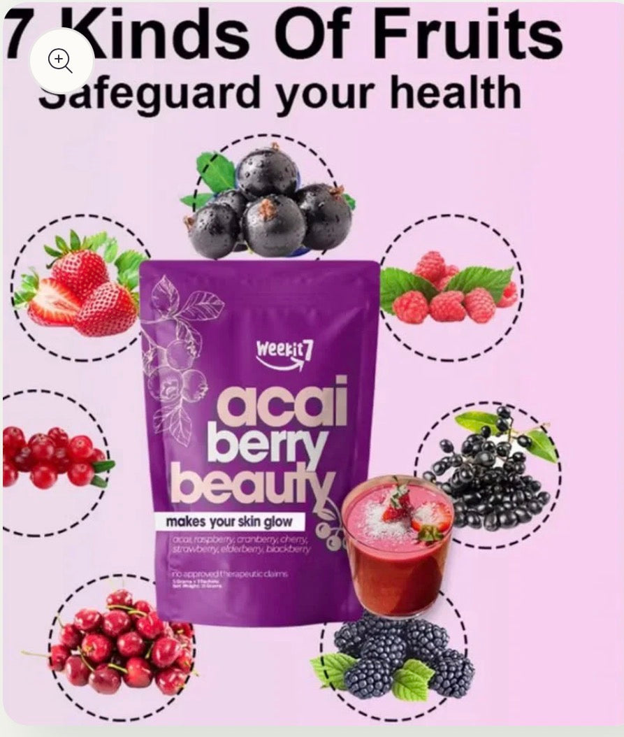 Weekit7 Açaí Berry Beauty -7 sachets x 35grams