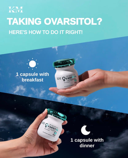 KAT MELENDEZ OVARSITOL Women’s Hormone Balance Supplement | Myo-Inositol + Magnesium + Acetyl L-Carnitine + Chromium | Supports Hormonal Health, Fertility & Metabolism | 60 Capsules