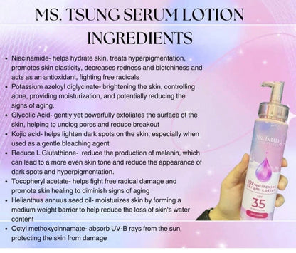 Ms. Tsung Essentials - Radiant Boost Serum Lotion SPF 30 - 250ml