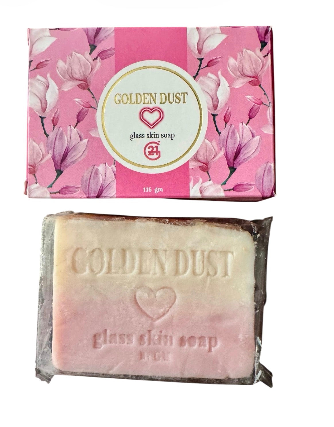 g21 Golden Dust Glass Skin Soap, 135g (1 pc)