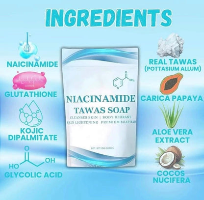 Niacinamide Tawas soap 100g
