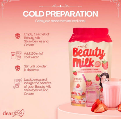 Dear Face Beauty Milk Strawberries & Cream