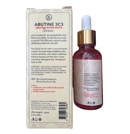 Abutine 3c3 Super White Serum 40ml made in Thailand