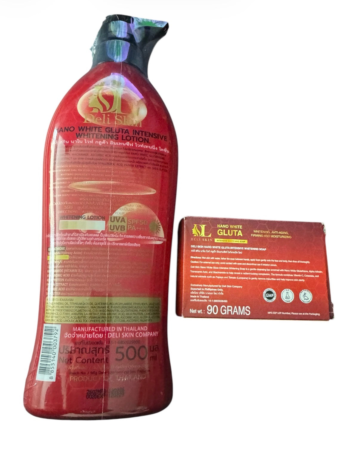 Deli lotion & Soap Red