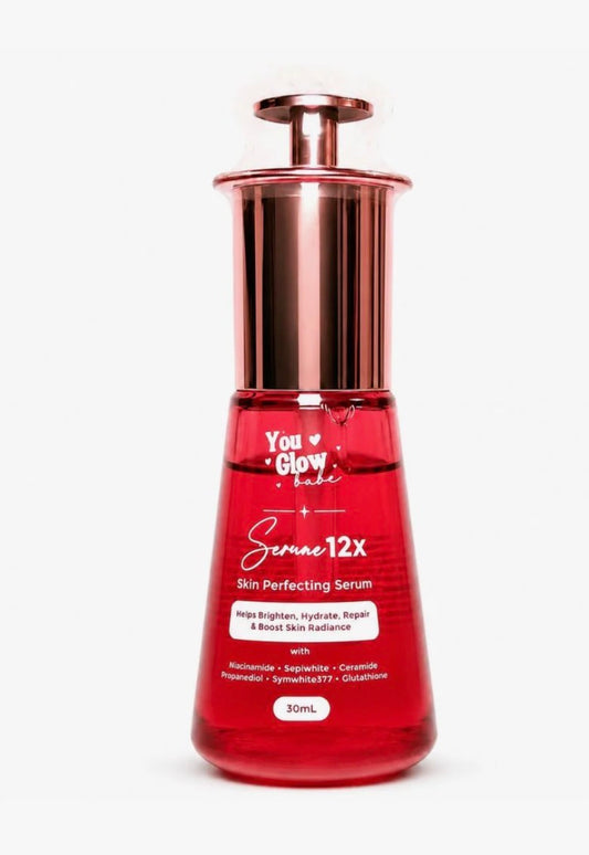 You Glow Babe Serum 12X Skin Perfecting Serum 30mL | Niacinamide, Ceramides, Hyaluronic Acid & Vitamin E Facial Serum