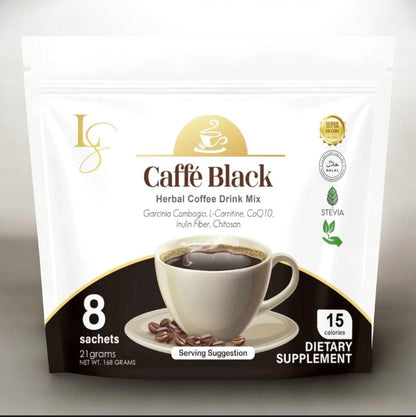 Luxe Slim CAFFE BLACK POUCH