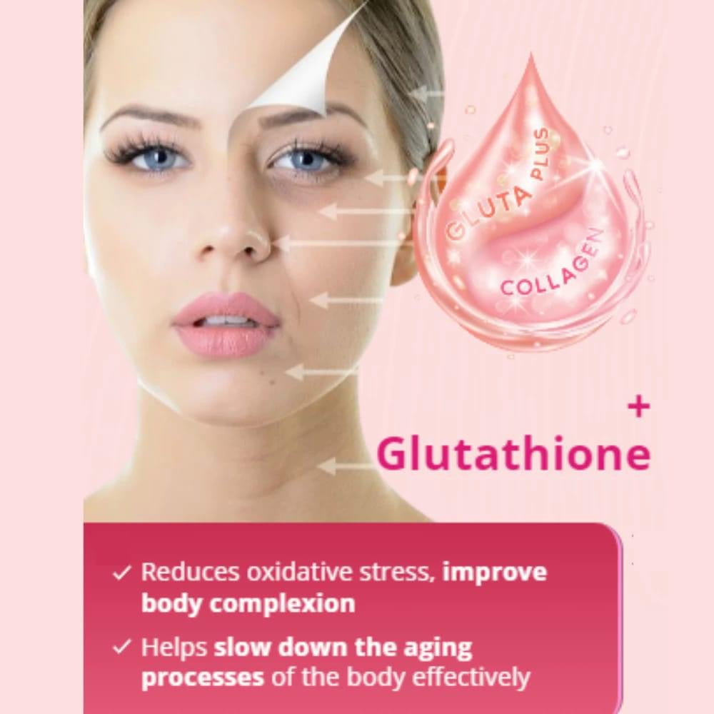 Nature Glow Gluta-Collagen Glow Gummies | 60 Strawberry Gummies