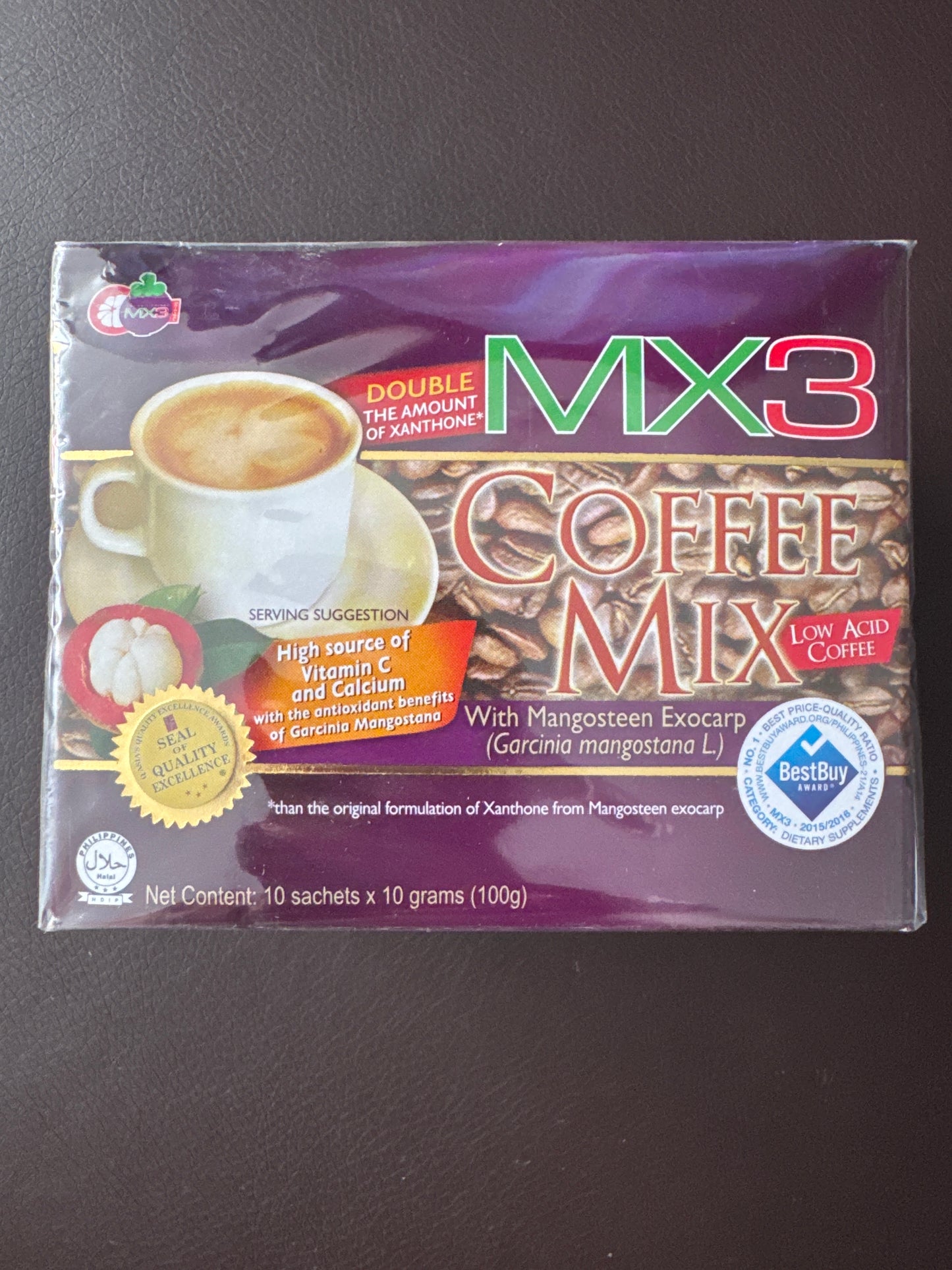 Mx3 Coffee Mix with Mangosteen Exocarp