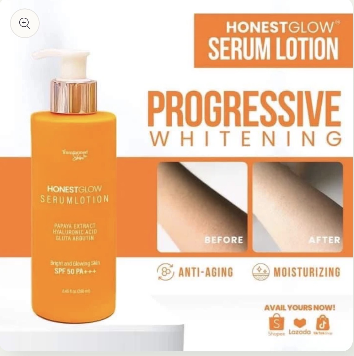 HonestGlow Transformed skin Serum Lotion 250ML