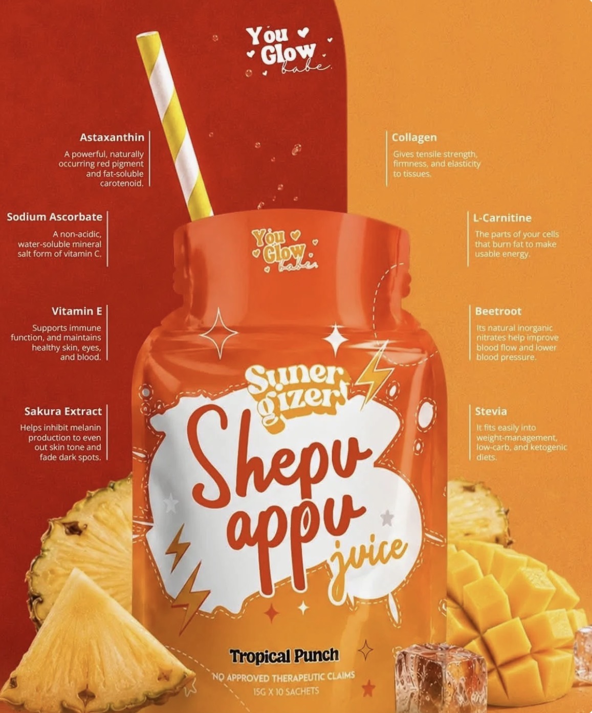 You Glow Babe Shepu Appu Juice Tropical Punch 150g