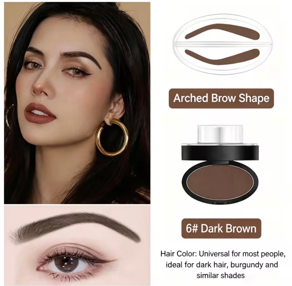 Waterproof Eyebrow Stamp