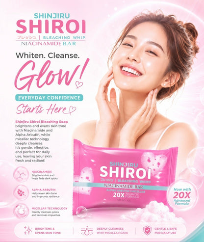 Shinjiru Shiroi Niacinamide soap 70g
