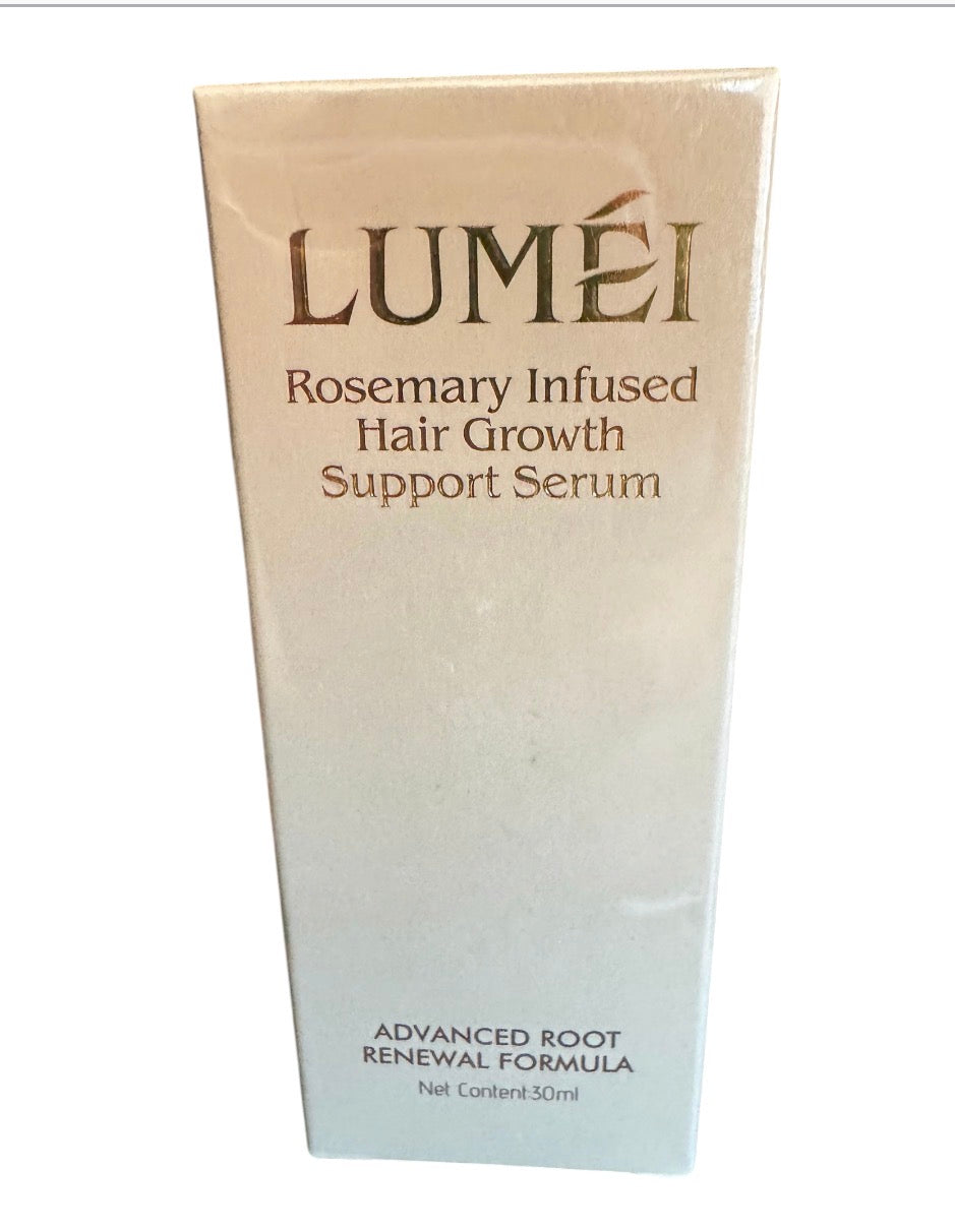 LUMÉI Rosemary Infused Hair Growth Support Serum Caffeine Glycerin Diaminopy-rimidine oxide Advanced Root Renewal Formula 30ml