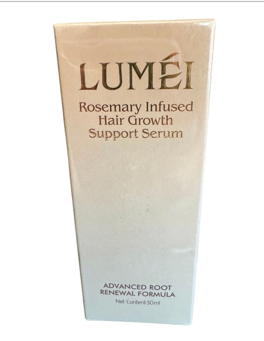 LUMÉI Rosemary Infused Hair Growth Support Serum Caffeine Glycerin Diaminopy-rimidine oxide Advanced Root Renewal Formula 30ml