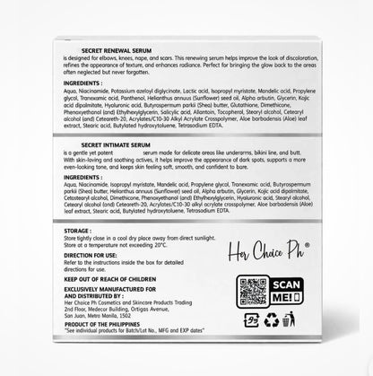 Her Choice PH White Secret intimate serum -50ml