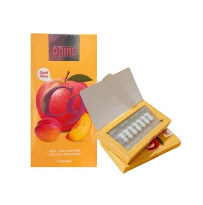 C-NINE C9 Dietary Supplement - 7 Capsules with Chia, Chili Peppers, Cactus & Cranberry