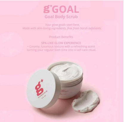 G+ Goal Body Scrub: Exfoliating, Whitening, and Moisturizing 250g