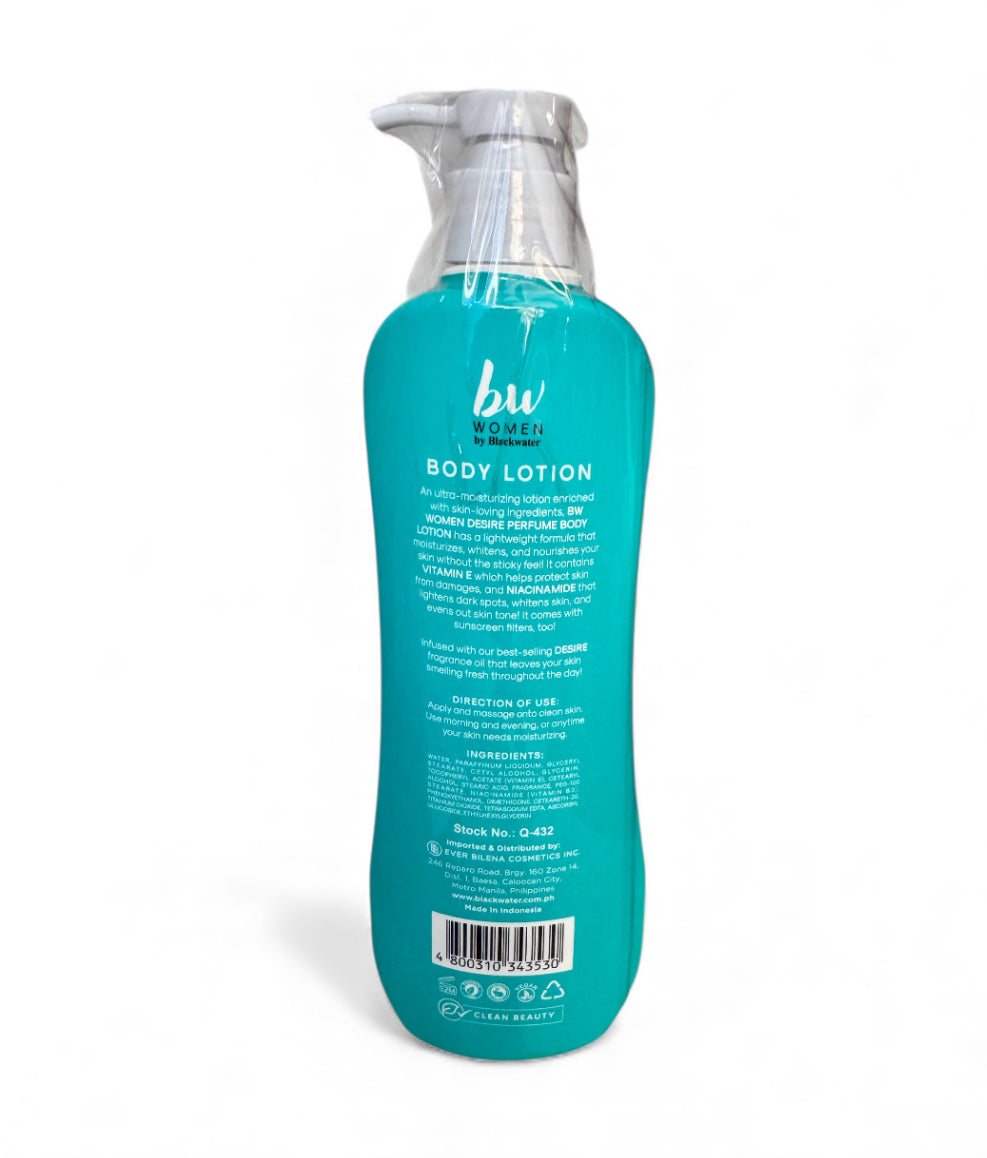 Blackwater Women Perfume Body Lotion - Desire 600ml