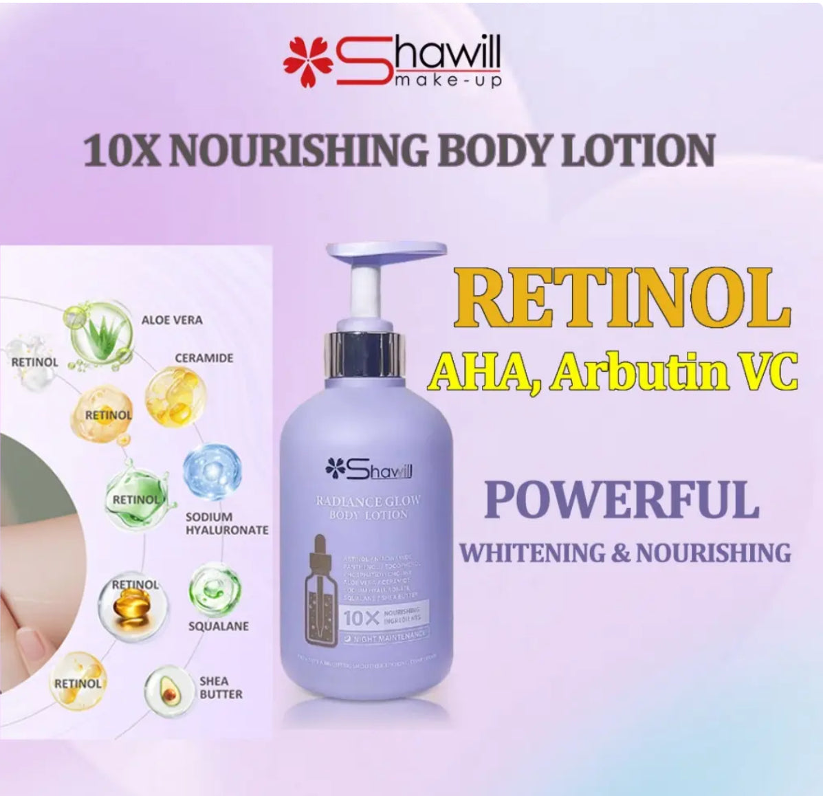 Shawill Radiance Glow Body Lotion