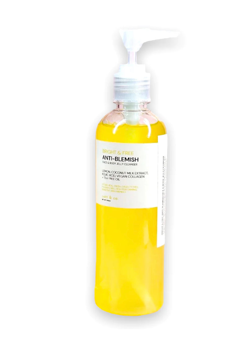 Catt & co. Bright & Free Anti-Blemish Face & Body Jelly Cleanser 250ML