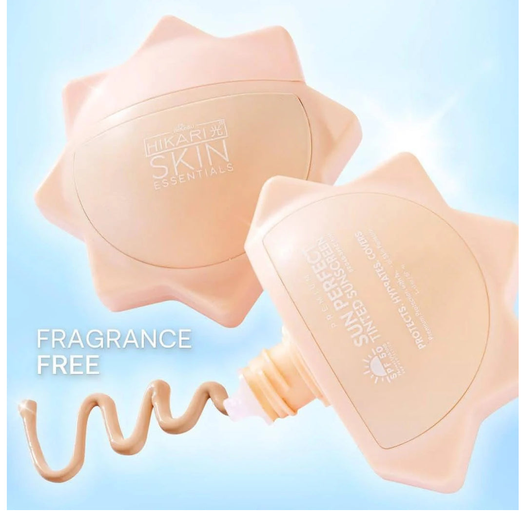 HIKARI SKIN - Premium sun Perfect Tinted Sunscreen SPF50 -50g