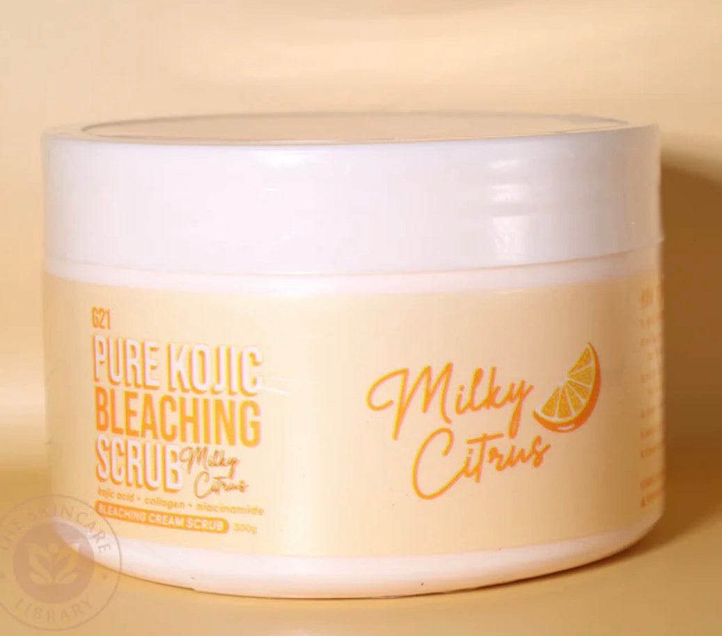 G21- KOJIC BLEACHING CREAM SCRUB milky citrus 300G