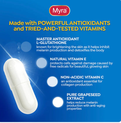Myra Glow Radiance White 30 caps