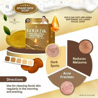 Gold 24K Anti Melasma Soap